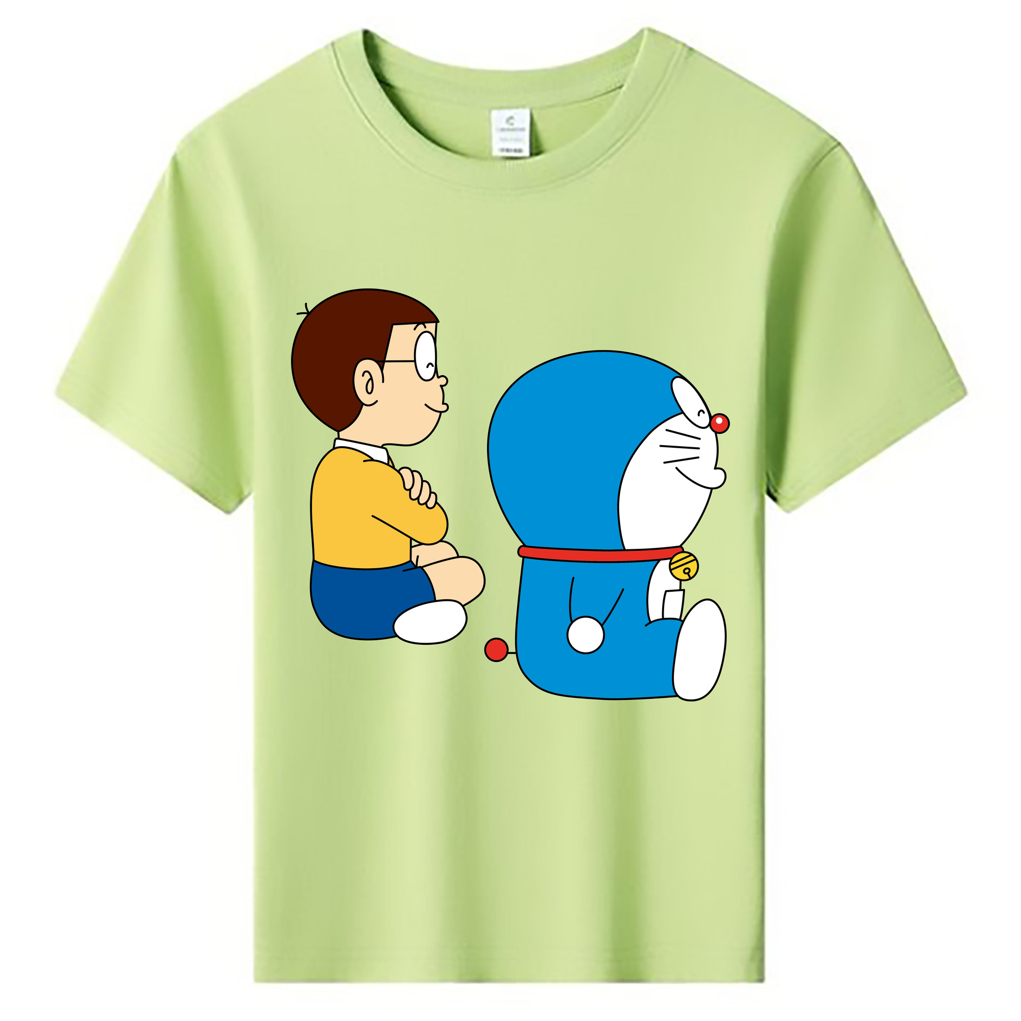 （画像用） ドラえもん 野比 のび太 Doraemon Nobita Nobi 綿100％キッズTシャツ（フロントプリント）
